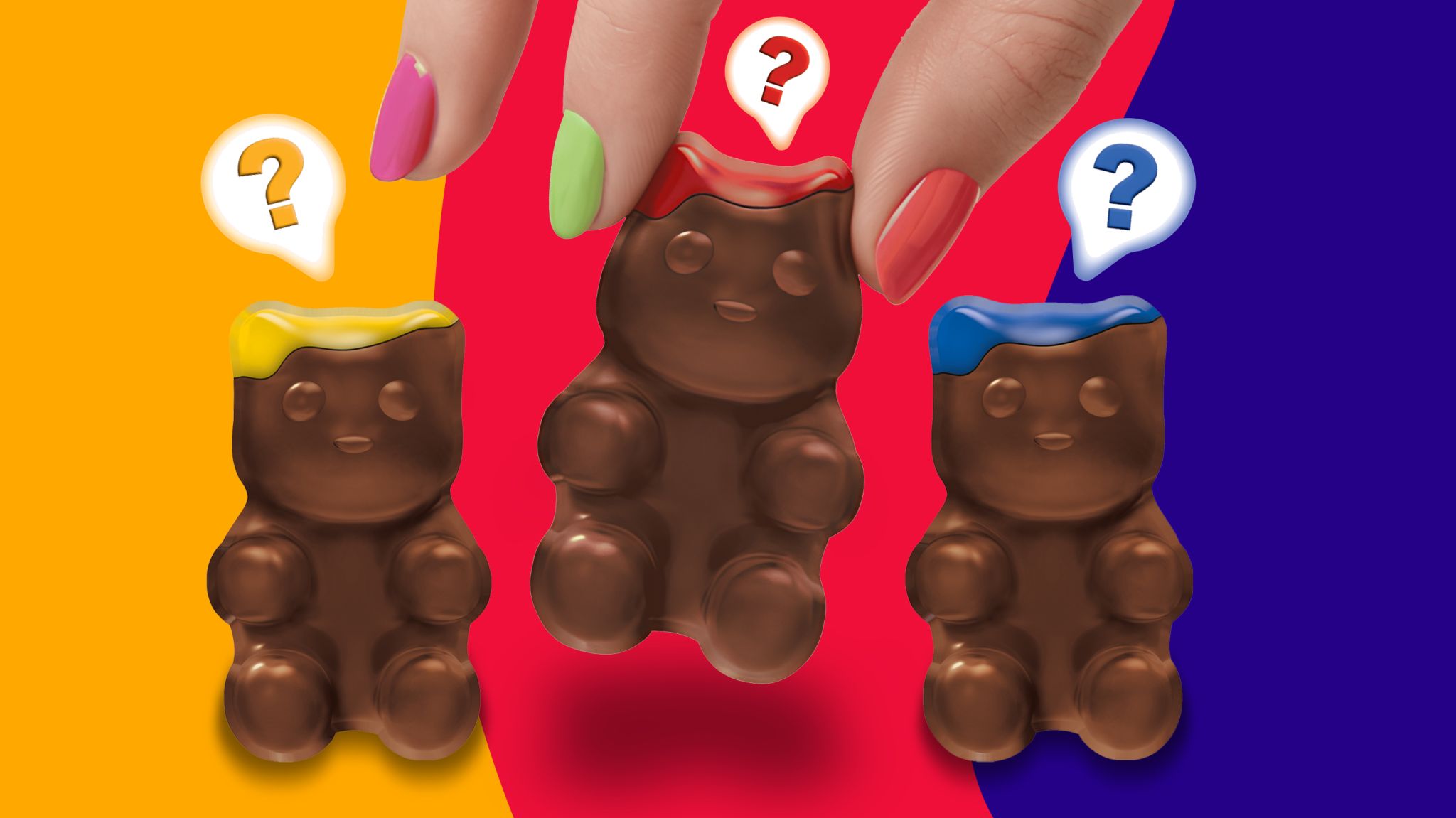 Panditas Choco Colors — chocolate bears