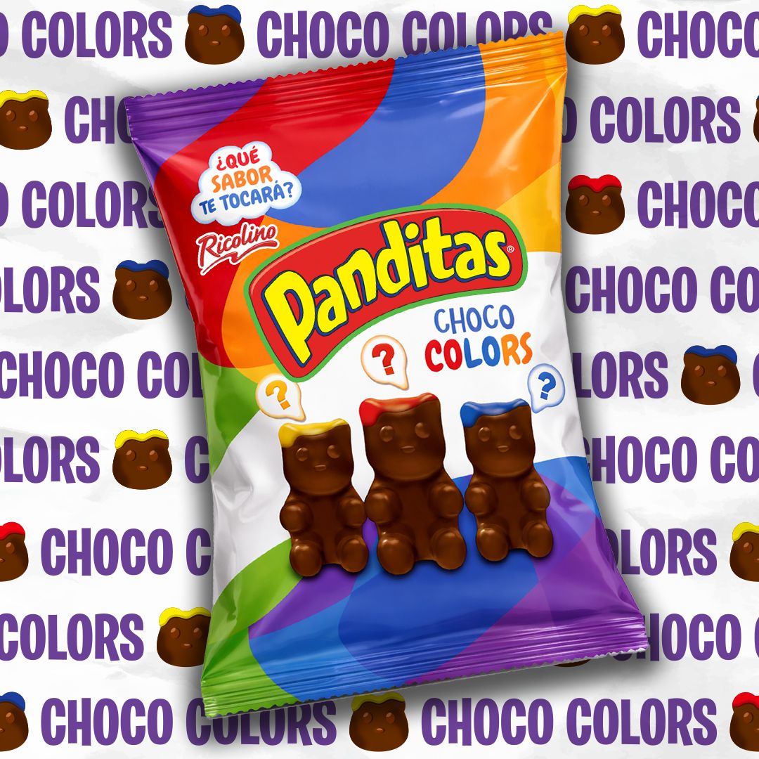 Panditas Choco Colors empaque